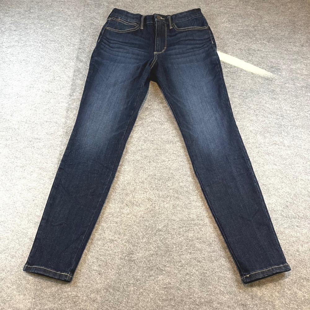 Wrangler Womens Skinny Jeans Dark Wash Indigo Western Casual 26x28 Denim Slim